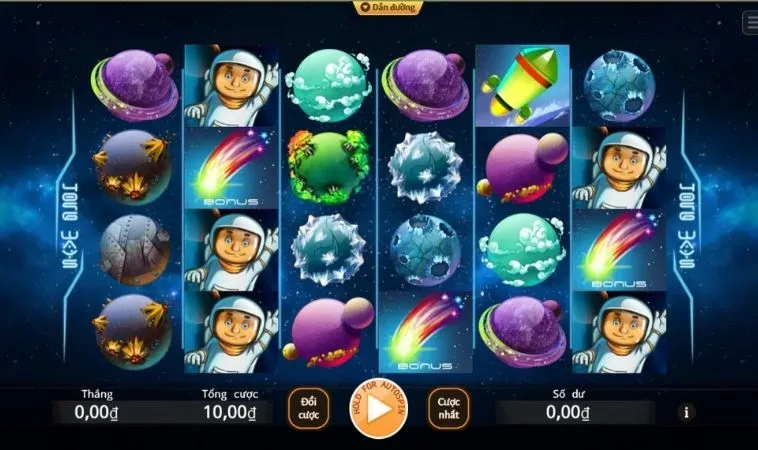 Giao diện chơi Nổ Hũ Vũ Trụ Tại 789P