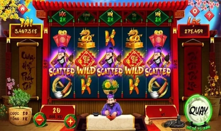 Các biểu tượng trong game Nổ Hũ Ông Đồ Tại 789P