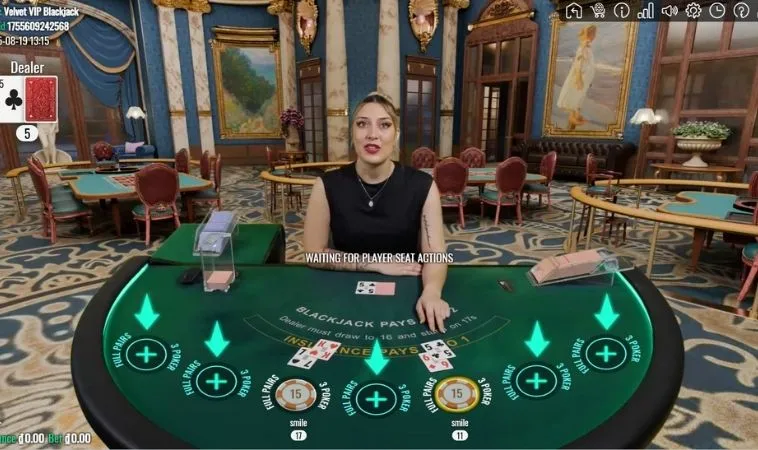 Bàn chơi Blackjack 789P